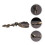 2Pcs Brass Vintage Tea Spoons Small Decorative Lotus-Shaped Tea Scoops 11