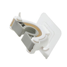 4Pcs Mop Adhesive Hooks White Stick Hook for Home Storage Use