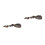 2Pcs Brass Vintage Tea Spoons Small Decorative Lotus-Shaped Tea Scoops 8