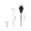 1Ensemble Baster Acier Noir Aiguille Cuisine 2