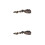 2Pcs Brass Vintage Tea Spoons Small Decorative Lotus-Shaped Tea Scoops 5