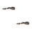 2Pcs Brass Vintage Tea Spoons Small Decorative Lotus-Shaped Tea Scoops 7