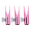3Pièces Taille-Crayon Portable Aluminium Rose Forme U Usage Artistique 1
