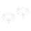 2Pcs Stainless Steel Steaming Rack Kitchen Food Steamer Silver 5