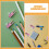 3Pièces Taille-Crayon Portable Aluminium Rose Forme U Usage Artistique 9