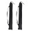 2Pcs Black Polyester Baseball Bat Bags Dual Carry Options for Home Use 10