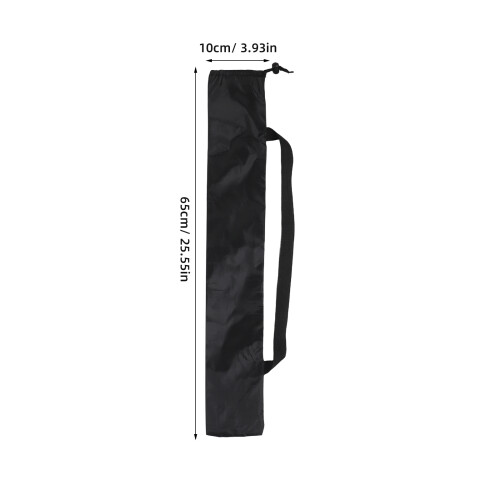2Pcs Black Polyester Baseball Bat Bags Dual Carry Options for Home Use 1