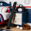 2Pcs Black Polyester Baseball Bat Bags Dual Carry Options for Home Use 7