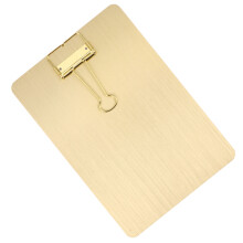 4St A5 Clipboard Goud Rvs Duurzaam Papierhouder School Office
