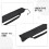 2Pcs Black Polyester Baseball Bat Bags Dual Carry Options for Home Use 8