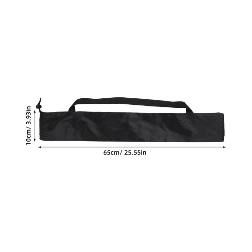 2Pcs Black Polyester Baseball Bat Bags Dual Carry Options for Home Use 2