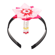 2Pcs Korean Hair Accessories Floral Tassel Headband for Women