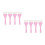 8Pcs Pink Nylon Mask Applicator Brushes for Even Face Mask Application 4