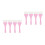 8Pcs Pink Nylon Mask Applicator Brushes for Even Face Mask Application 6