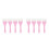 8Pcs Pink Nylon Mask Applicator Brushes for Even Face Mask Application 5