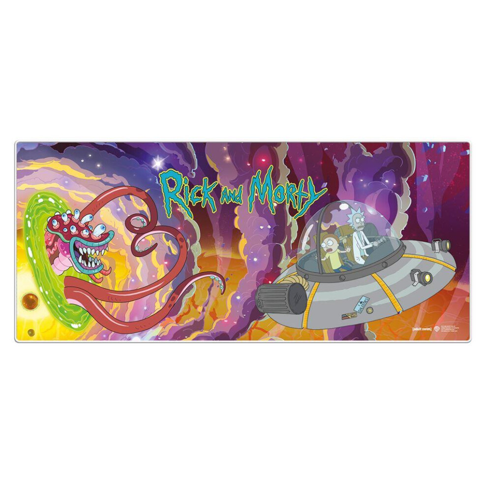 Rick And Morty Spaceship Desk Mat
