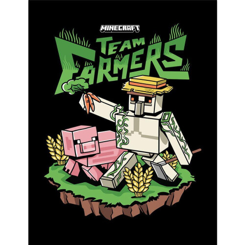 Minecraft Minecraft Team Farmers Printed Framed Poster