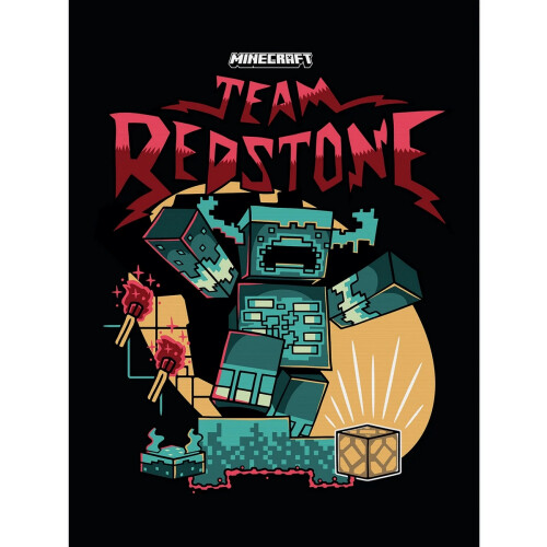 Minecraft Minecraft Team Redstone Canvas Print