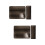 2Sets Maniküre Handauflage Schwarz PU Für Nagelkunst 8