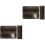 2Sets Maniküre Handauflage Schwarz PU Für Nagelkunst 4