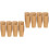 100Stk Kraftpapier Snacksbecher Für Party & Hellbraun 6