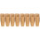 100Stk Kraftpapier Snacksbecher Für Party & Hellbraun 4