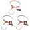 3Stk PU Schwertfrosch Halter Mittelalterliche Deko 4