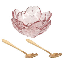 4Sets Kleine Rosa -Mischschalen Für Gesichtsmasken Und Aromaöl