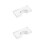 2Pièces Positionneur Bille Transparent Accessoire Billard 5