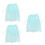 3Pièces Cape Cosplay Multi Confortable Paillettes Pour Fête 6