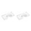 2Pièces Positionneur Bille Transparent Accessoire Billard 4