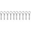 10Pcs Silver Expansion Eye Bolts Rustproof Lifting Device Parts 4