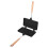 3Stk Doppelseitiger Snack Toaster Pfanne Aluminium Mit Holzgriff 3