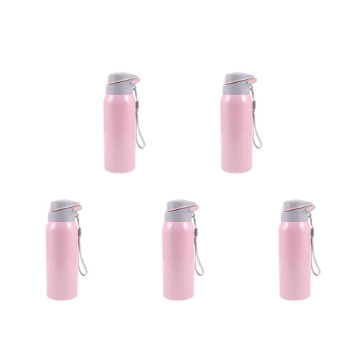 5Stk Pflege Trinkbecher Mit , , Ergonomisch, Rosa 2
