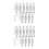 42Pièces Outils Fixation Vis Métal Pour Prise Murale 8
