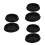 6Pièces Cache-Tambour Antivibrations Silicone Noir Pour Usage Maison 9