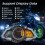 Motorcycle Speedometer Digital Digital Tachometer for Bajaj  200NS Odometer 9