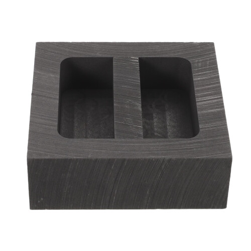 2Pièces Moules En Graphite Pour Métal Or Argent 1