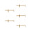 5Pcs Durable Brass Clay Caliper Tools for Ceramic Art and DIY Crafting 7