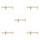 5Pcs Durable Brass Clay Caliper Tools for Ceramic Art and DIY Crafting 9