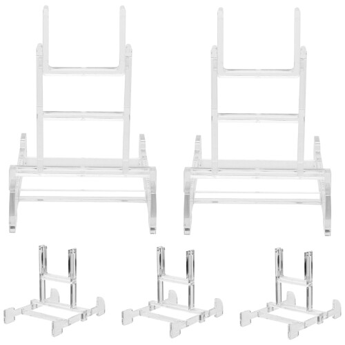 20Pcs Folding Acrylic Picture Stands for Household and Desktop Use 1