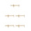 5Pcs Durable Brass Clay Caliper Tools for Ceramic Art and DIY Crafting 8