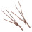 10Sets DIY Wood Clock Hands Brown Replacement Parts for Accurate Time 2