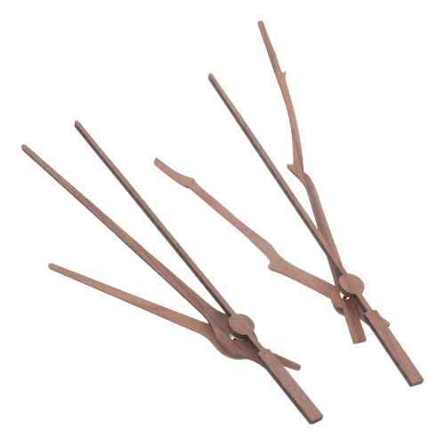 10Sets DIY Wood Clock Hands Brown Replacement Parts for Accurate Time 1