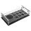 3Pcs Acrylic Organizer Tray Modern Glasses Holder for Bars 3