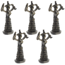 15Pcs Mini Resin Goddess Statue Elegant Desktop Female Figurine