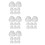 32Pcs Splash-Proof Transparent Shaker Bottle Lids Pc Plastic Covers 8