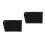 2Pcs Secure Black Locking Bag with Combination Lock for Travel Use 8