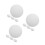 12Pièces Toile Tendue Ronde Blanche, Art Durable Pour Studio 4