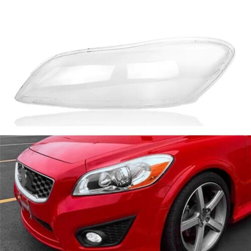 For  C30 2010-2014 Car Headlight Cover Transparent Headlamp Shell Lens Replace Original Lampshade Left 1
